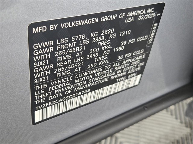 New 2025 Volkswagen Atlas Cross Sport SEL Premium R-Line image 10