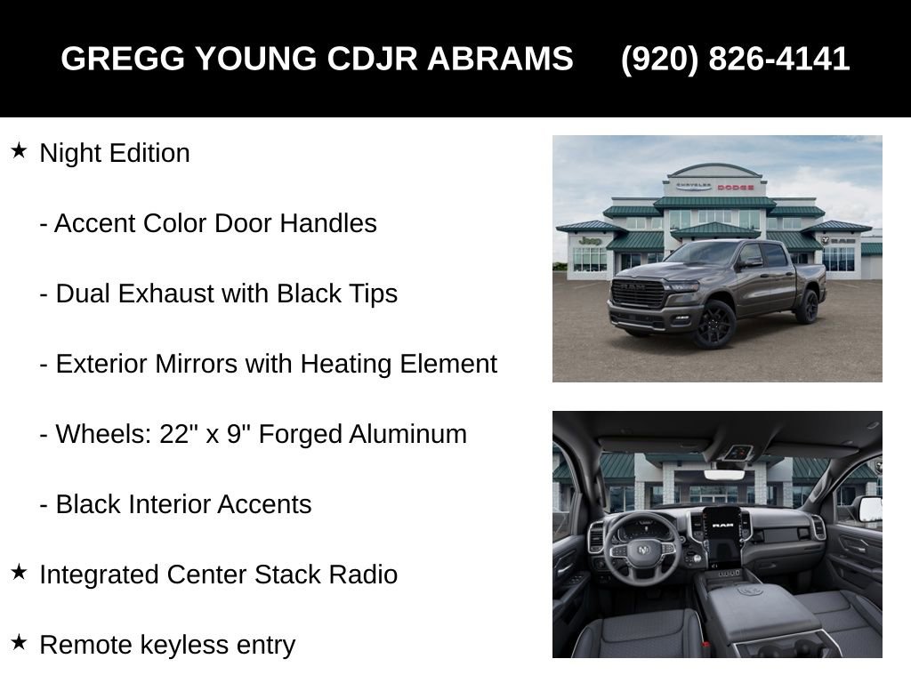 New 2026 RAM 1500 Laramie w/ Night Edition image 33