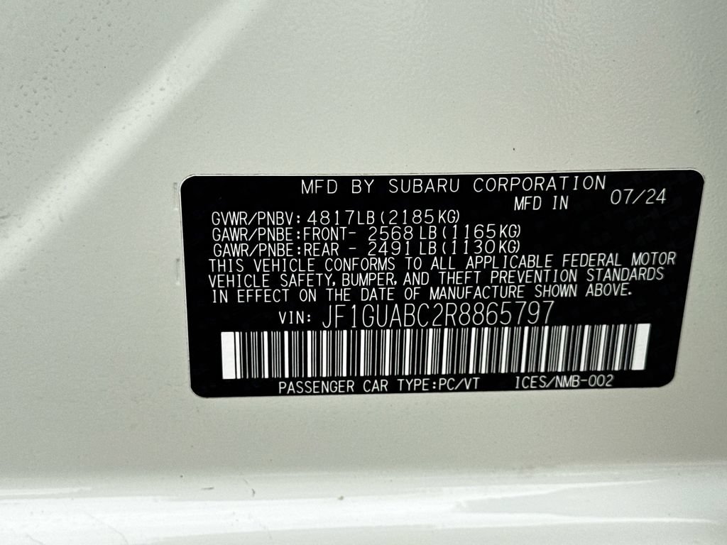 Certified 2024 Subaru Impreza 2.0i AWD/4WD image 41