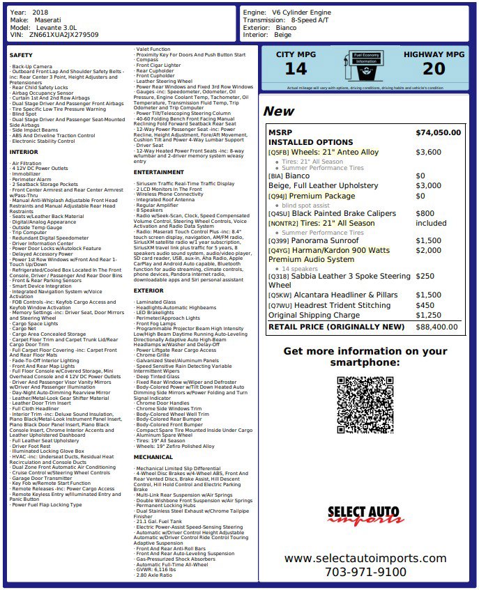 Used 2018 Maserati Levante image 2