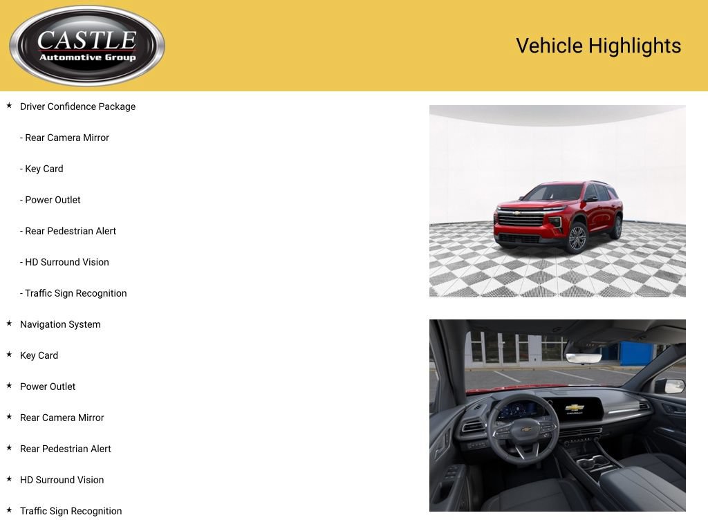 New 2026 Chevrolet Traverse LT w/ Driver Confidence Package AWD/4WD image 3