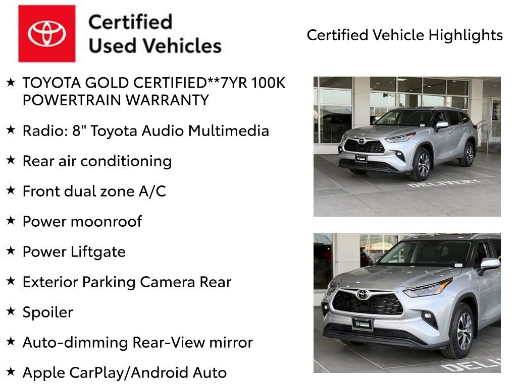 Used 2024 Toyota Highlander XLE AWD/4WD image 7
