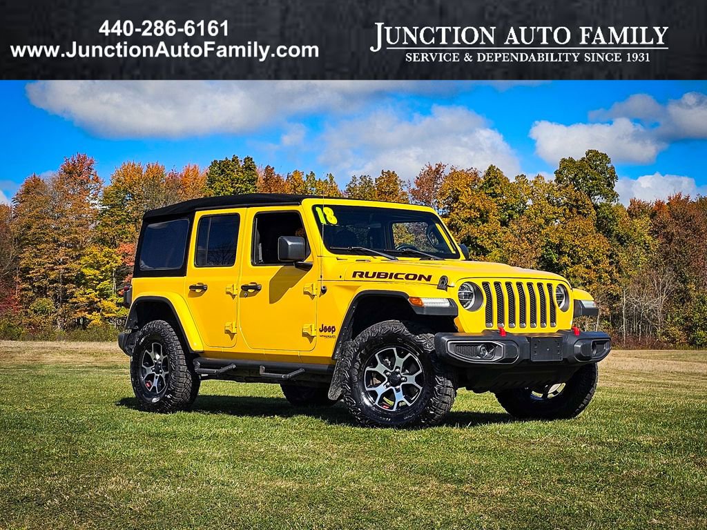 Used 2018 Jeep Wrangler Unlimited Rubicon w/ LED Lighting Group