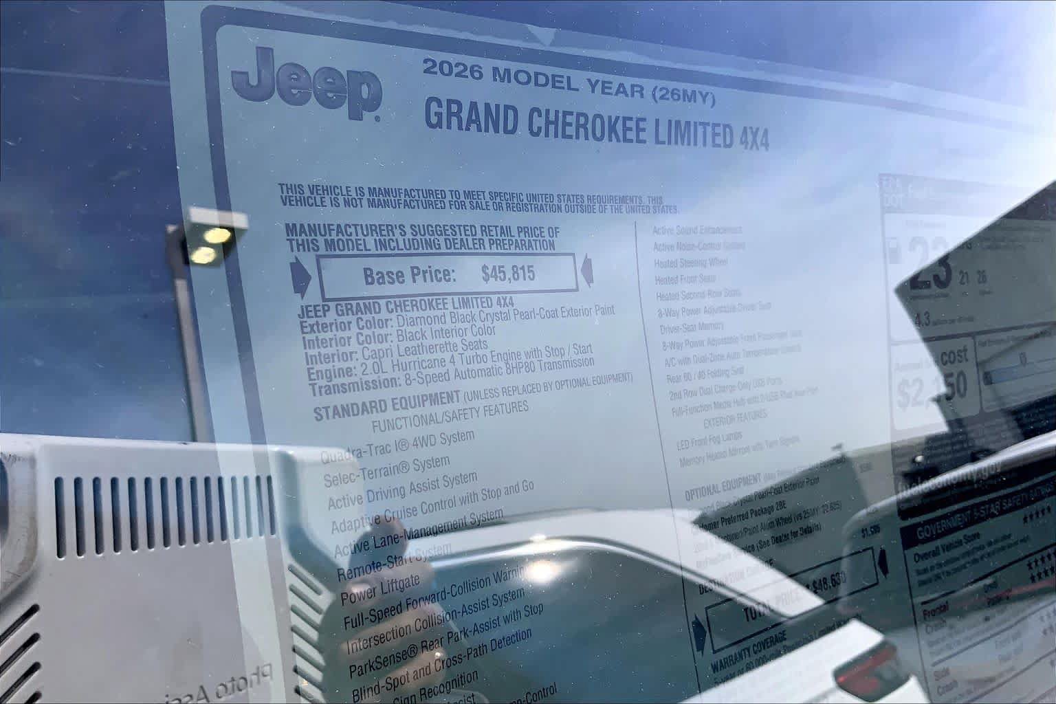 New 2026 Jeep Grand Cherokee Limited AWD/4WD image 19