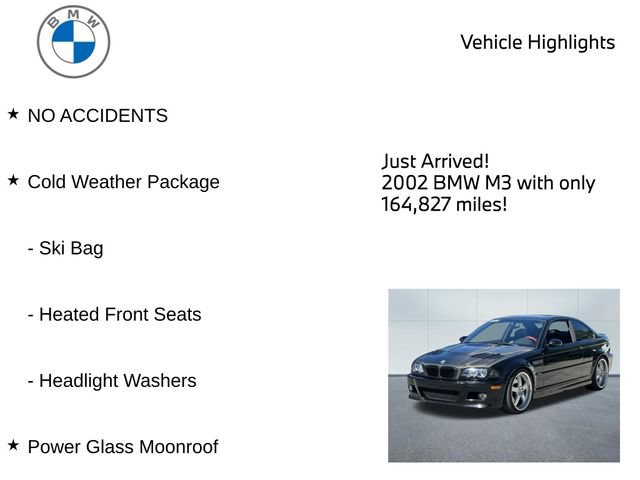Used 2002 BMW M3 Coupe RWD image 8