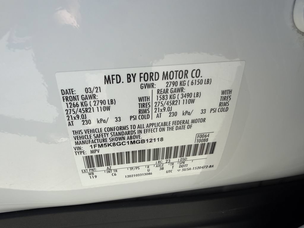 Used 2021 Ford Explorer ST w/ Equipment Group 401A AWD/4WD image 30