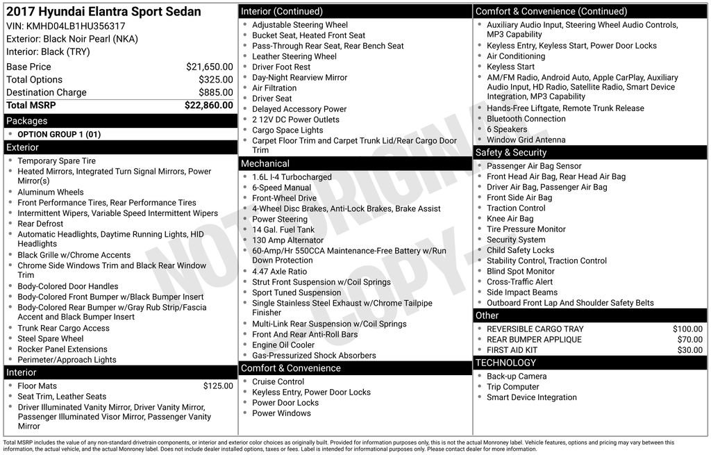 Used 2017 Hyundai Elantra Sport image 6