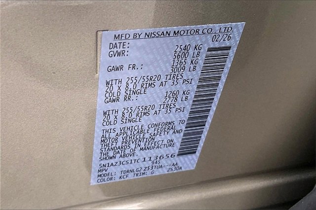 New 2026 Nissan Murano SL image 8