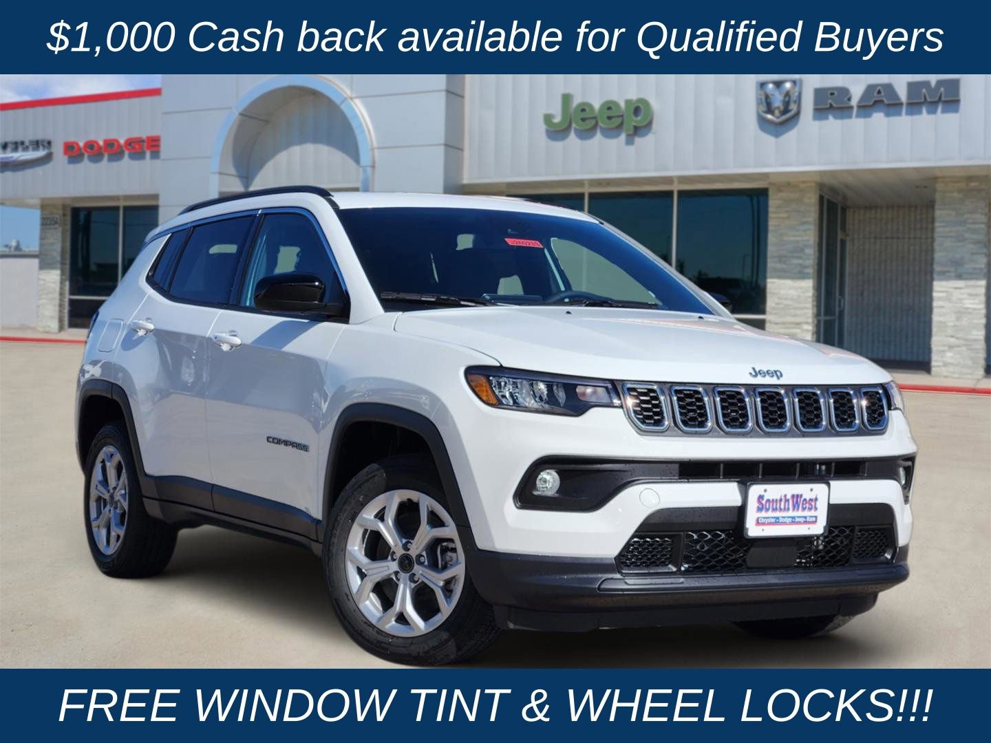 New 2026 Jeep Compass Latitude AWD/4WD image 1