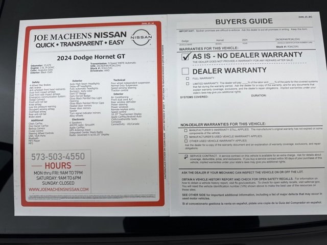 Used 2024 Dodge Hornet GT w/ GT Blacktop Package image 32