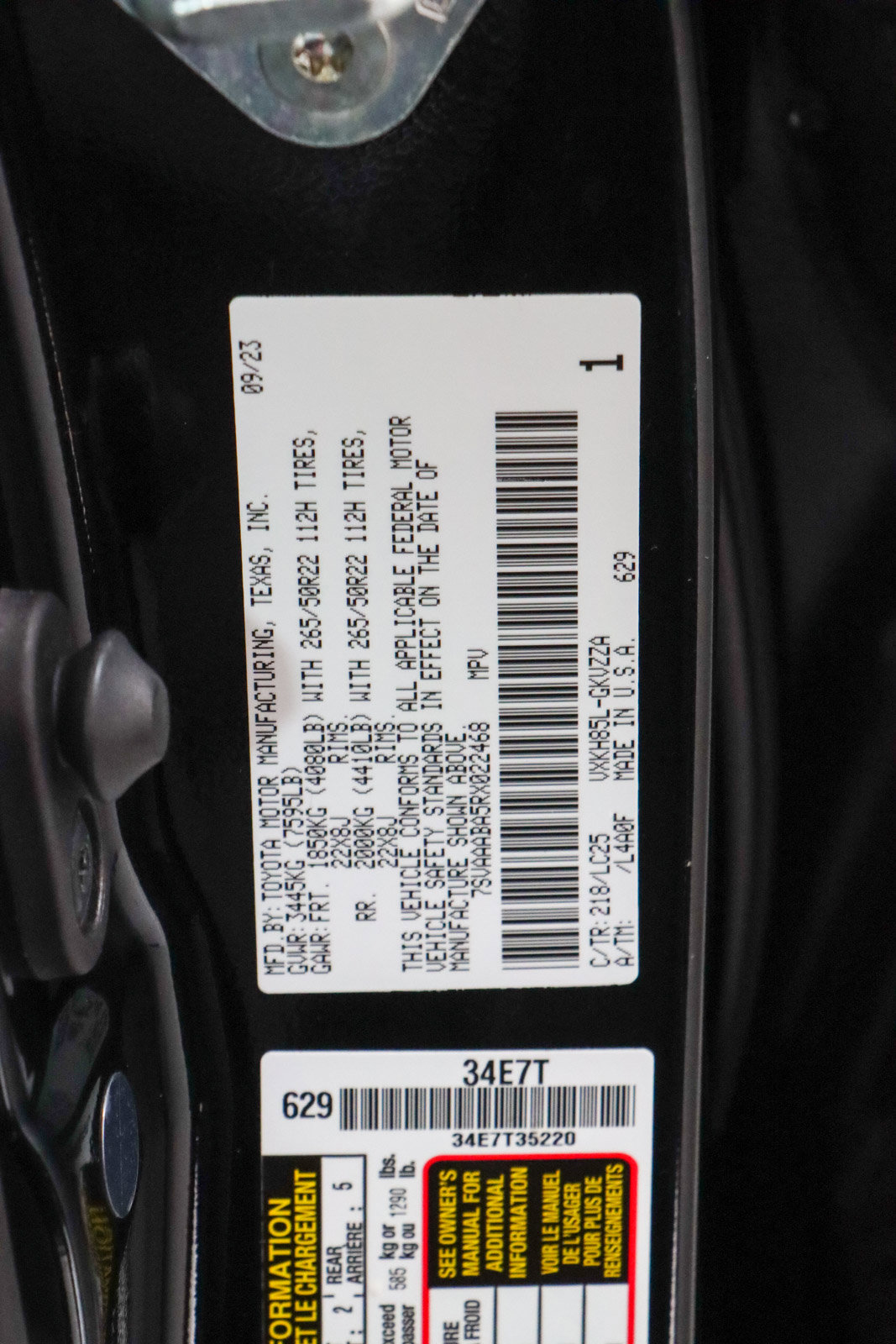 Used 2024 Toyota Sequoia Capstone image 37