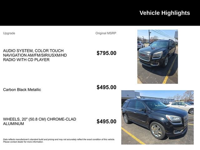 Used 2013 GMC Acadia Denali AWD/4WD image 3