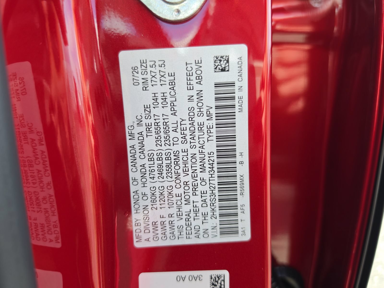 New 2026 Honda CR-V LX image 27