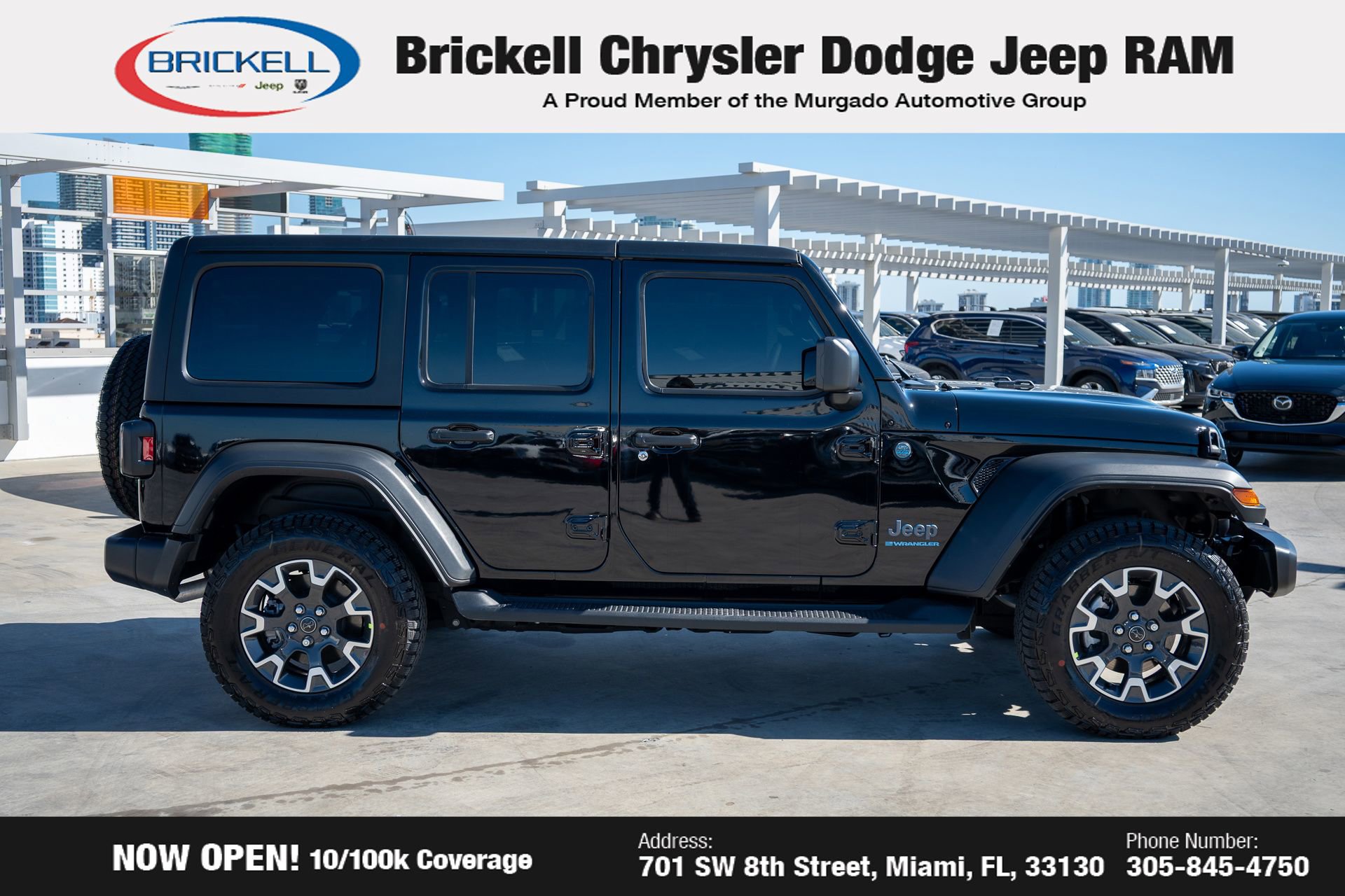 Used 2025 Jeep Wrangler Unlimited Sport S 4xe w/ LED Headlamp & Fog Lamp Group image 4