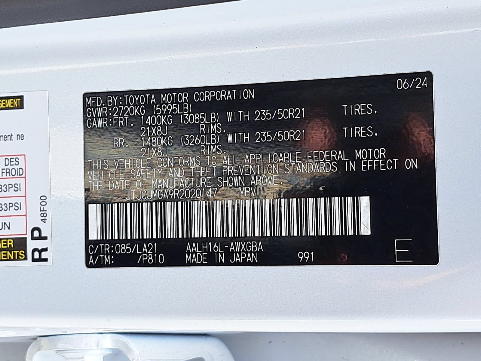 Used 2024 Lexus RX 450h AWD w/ Convenience Package image 38