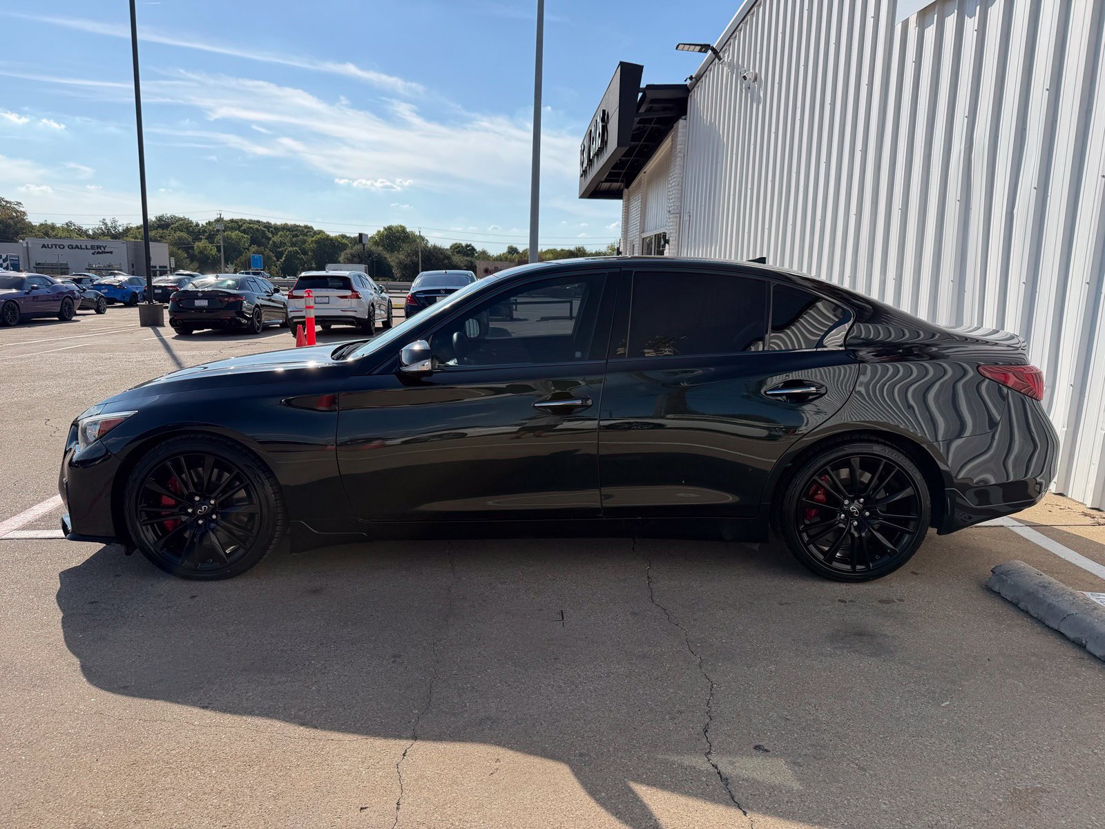 Used 2024 INFINITI Q50 Red Sport 400 w/ Black Opal Edition RWD image 3