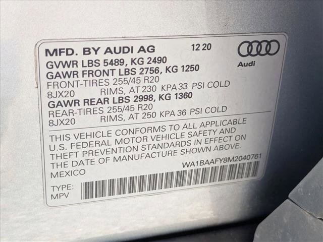 Used 2021 Audi Q5 Premium Plus w/ Premium Plus Package image 27