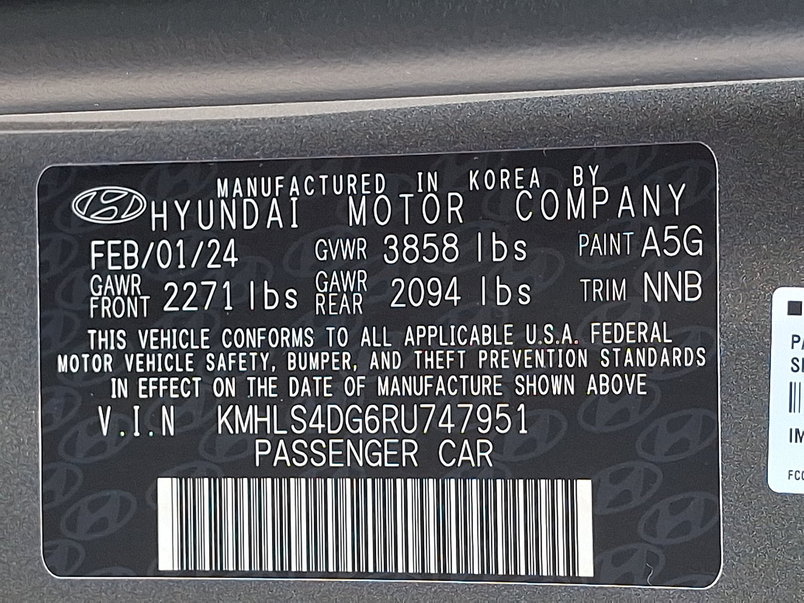 Certified 2024 Hyundai Elantra SEL w/ Convenience Package FWD image 29