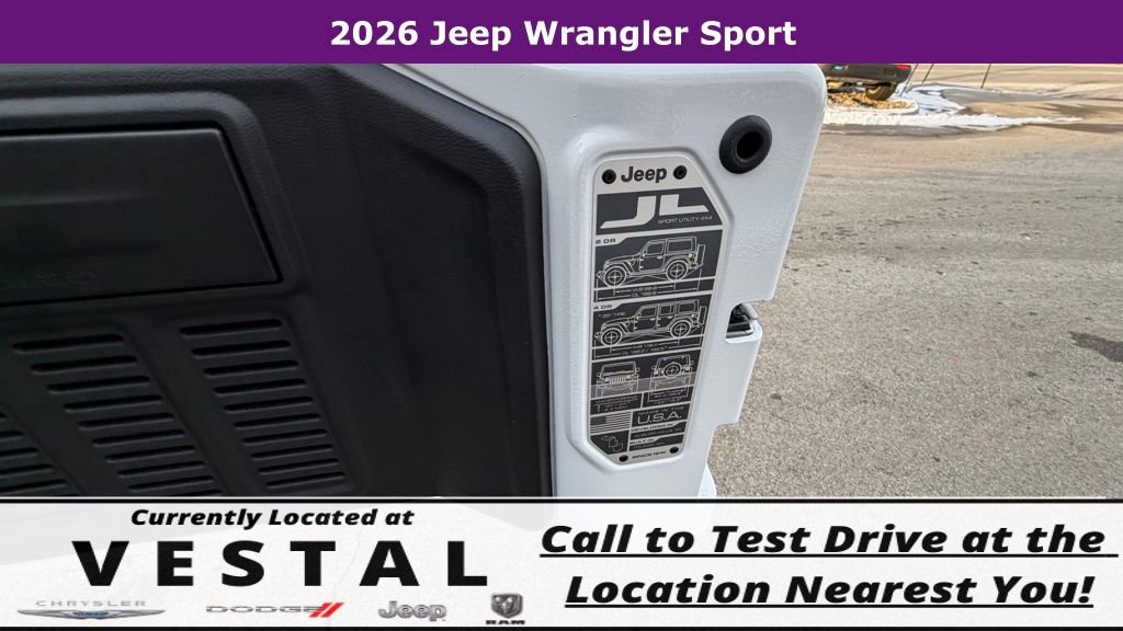 New 2026 Jeep Wrangler Sport image 23