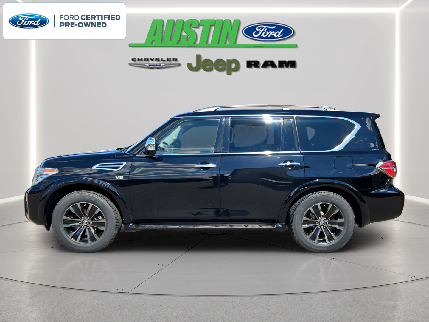 Used 2019 Nissan Armada Platinum w/ Captain's Chairs Package AWD/4WD image 2