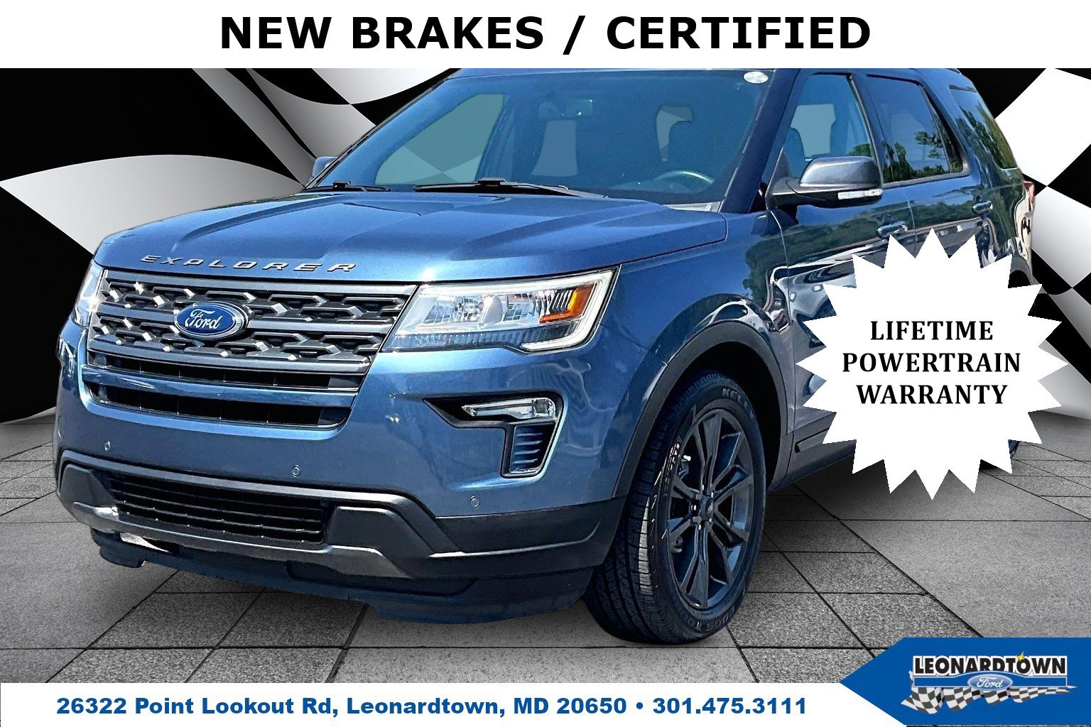 Used 2018 Ford Explorer XLT w/ Equipment Group 202A AWD/4WD image 1