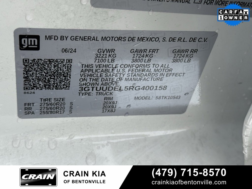 Used 2024 GMC Sierra 1500 SLT w/ SLT Premium Plus Package image 35