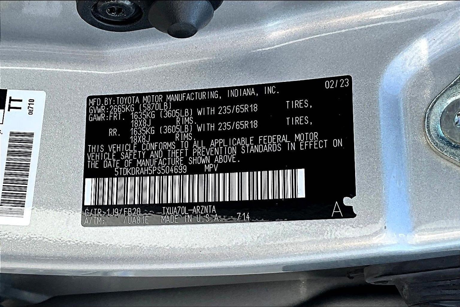 Used 2023 Toyota Highlander LE image 19