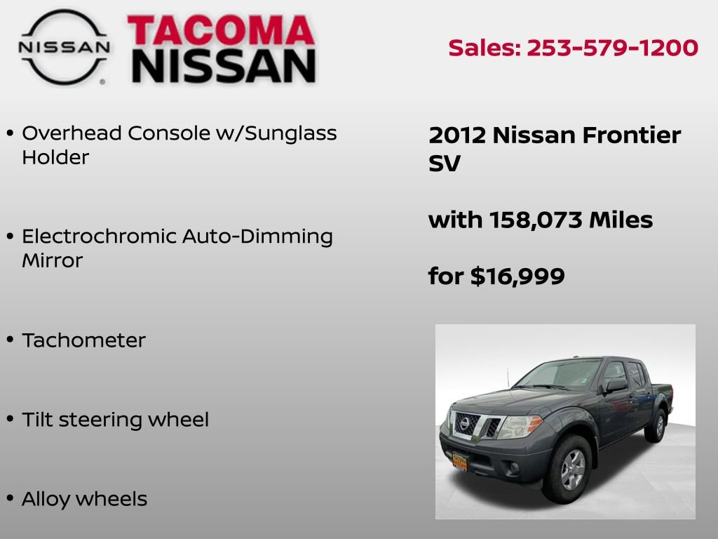 Used 2012 Nissan Frontier SV w/ SV Premium Utility Pkg AWD/4WD image 8