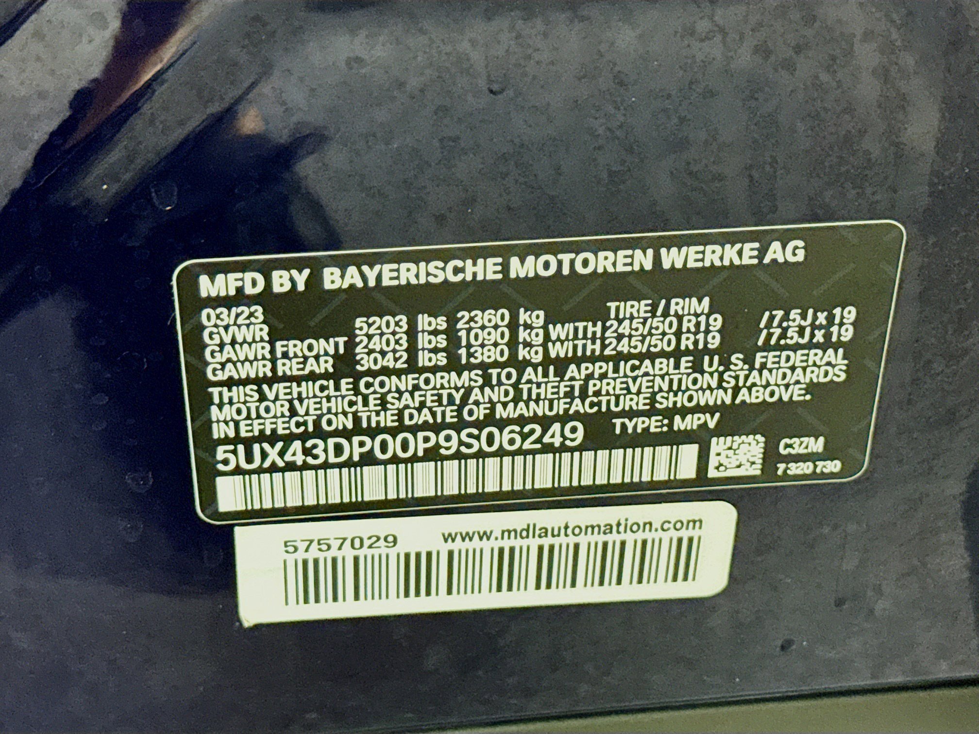 Used 2023 BMW X3 sDrive30i w/ Premium Package RWD image 40