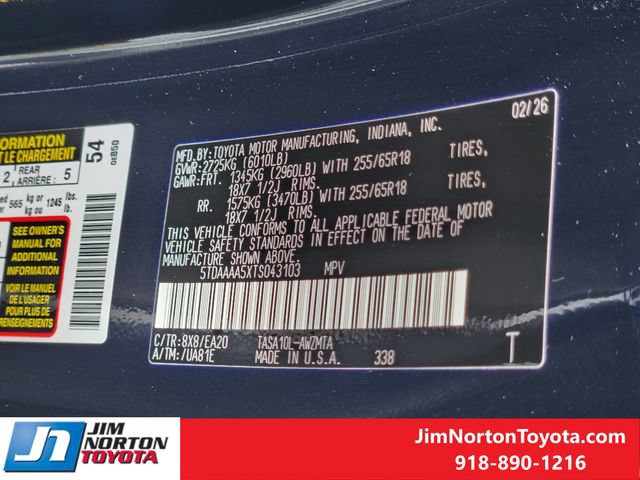 Used 2026 Toyota Grand Highlander FWD image 33