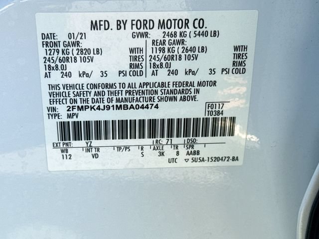Used 2021 Ford Edge SEL AWD/4WD image 33