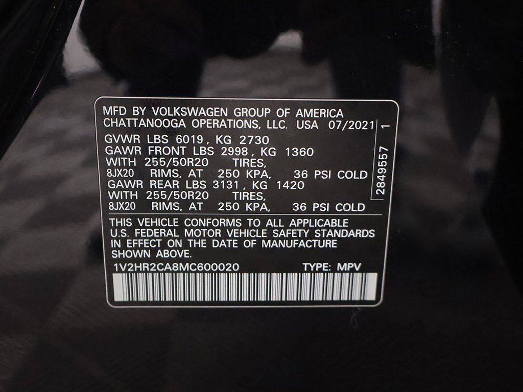 Used 2021 Volkswagen Atlas SE image 50