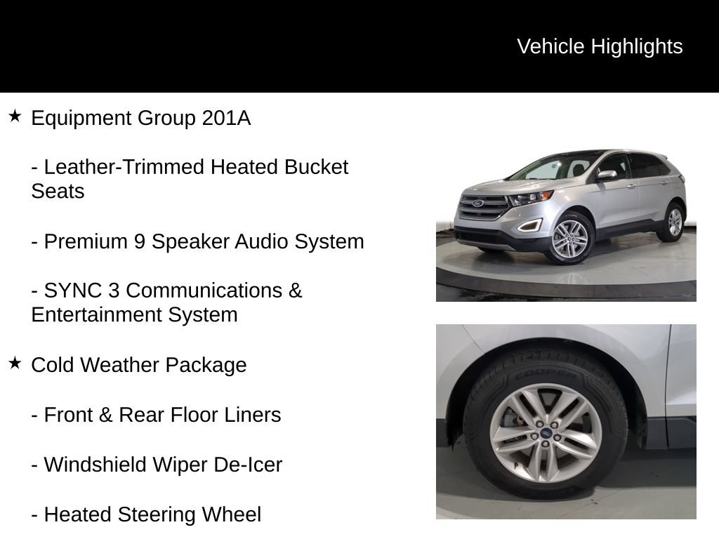 Used 2018 Ford Edge SEL w/ Equipment Group 201A AWD/4WD image 7