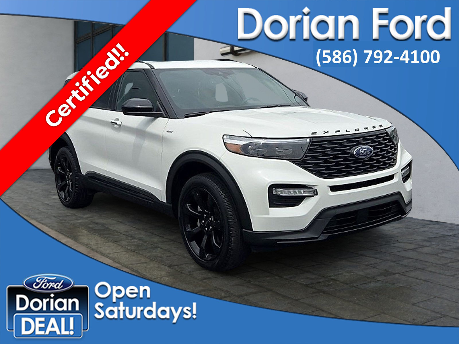 Certified 2024 Ford Explorer ST-Line w/ Class IV Trailer Tow Package AWD/4WD image 1