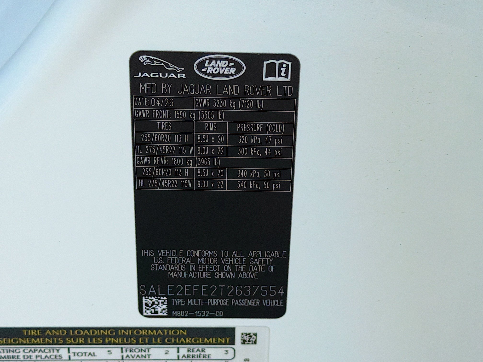 New 2026 Land Rover Defender 110 X-Dynamic SE AWD/4WD image 43