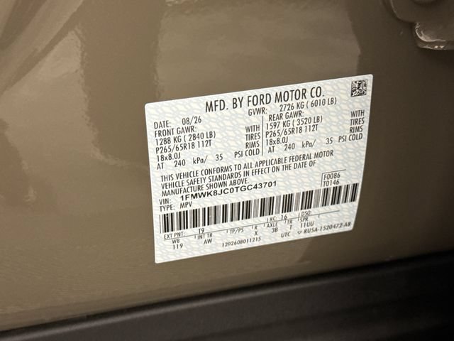 New 2026 Ford Explorer Tremor w/ Tremor Ultimate Package AWD/4WD image 26
