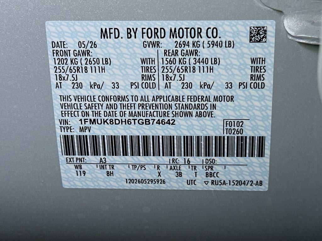 New 2026 Ford Explorer Active AWD/4WD image 18