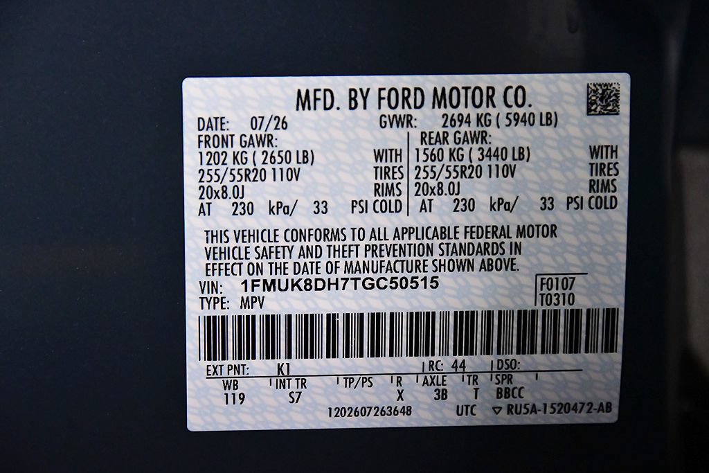 New 2026 Ford Explorer Active w/ Active Comfort Package AWD/4WD image 15
