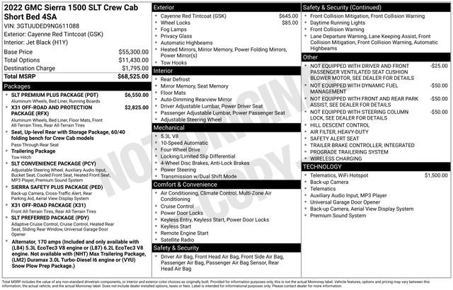 Used 2022 GMC Sierra 1500 SLT w/ SLT Premium Plus Package image 5