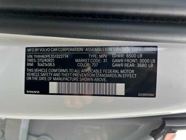 Used 2025 Volvo XC90 T8 Plus w/ Protection Package Premier image 20