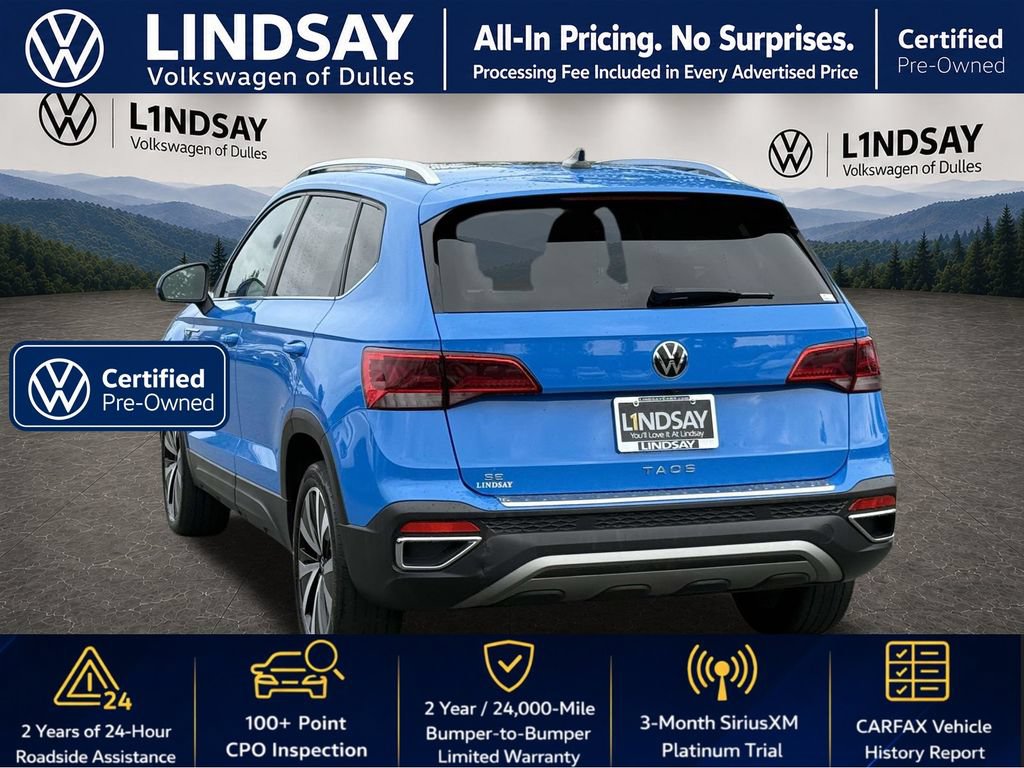 Used 2023 Volkswagen Taos SE w/ Panoramic Sunroof Package FWD image 5