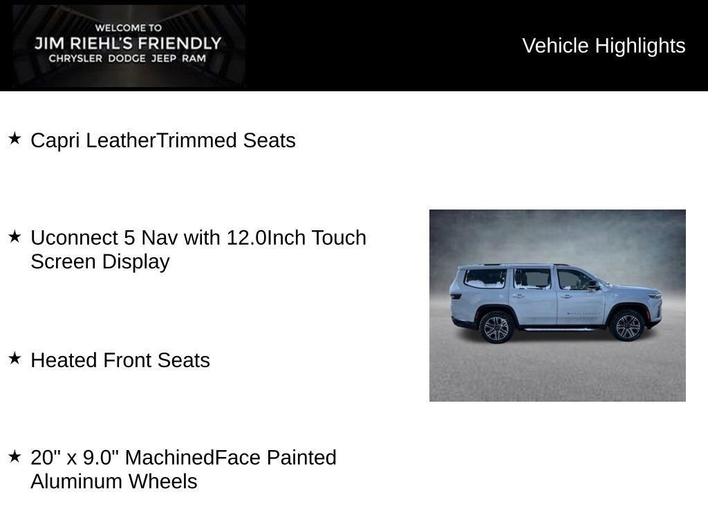 New 2026 Jeep Grand Wagoneer 4WD w/ HD Trailer Tow Package image 6