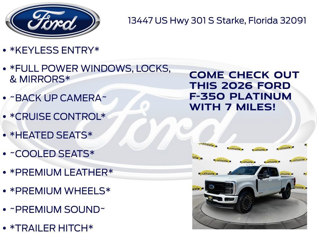 New 2026 Ford F350 Platinum image 10