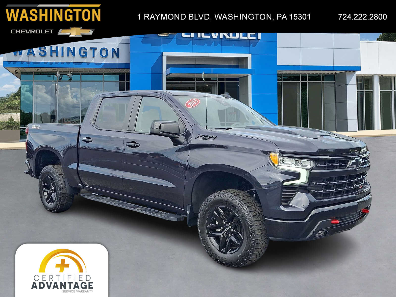 Used 2023 Chevrolet Silverado 1500 LT Trail Boss w/ LPO, Dark Essentials Package AWD/4WD image 1