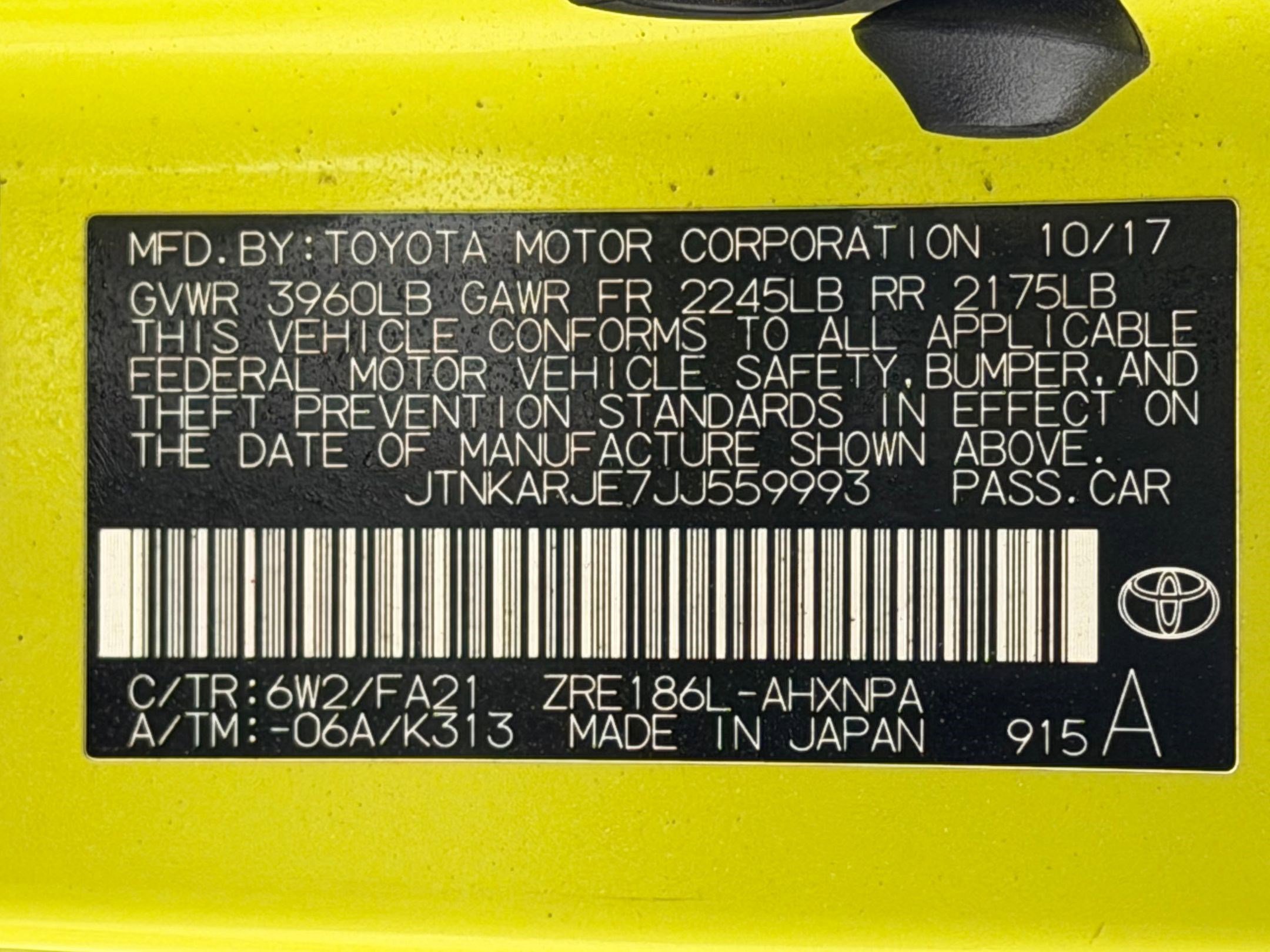 Used 2018 Toyota Corolla iM w/ Carpet Mat Package (TMS) FWD image 29