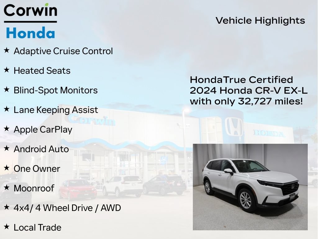 Certified 2024 Honda CR-V EX-L image 9