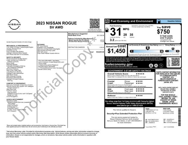 Used 2023 Nissan Rogue SV AWD/4WD image 6