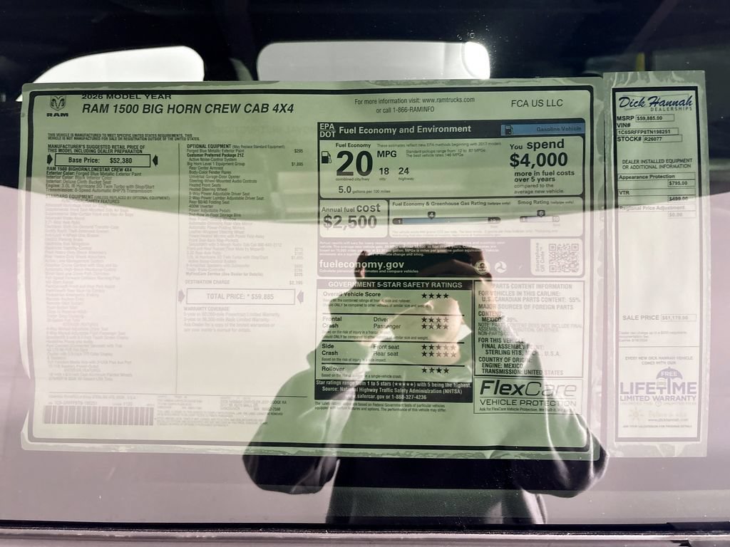 New 2026 RAM 1500 Big Horn AWD/4WD image 23