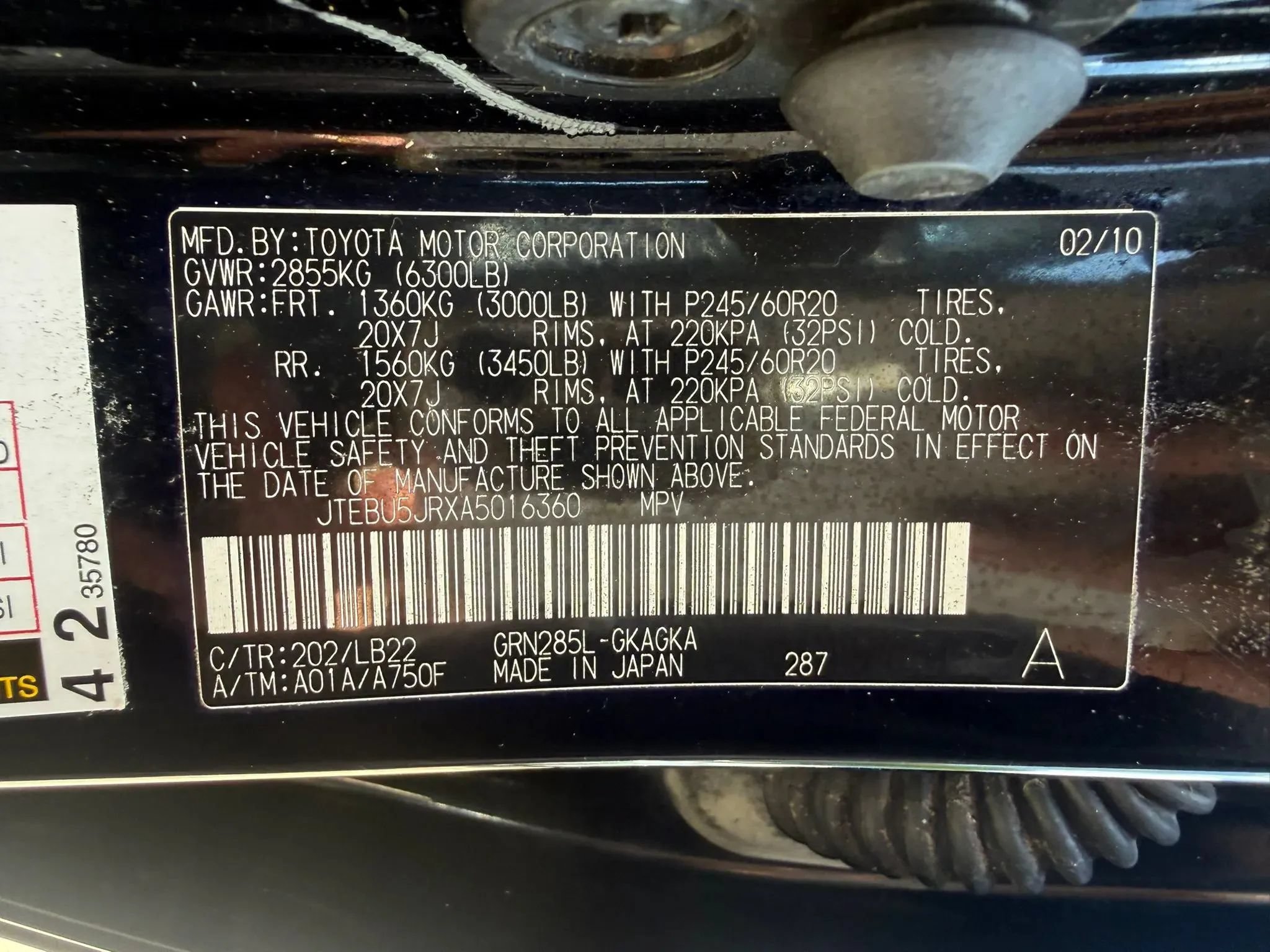 Used 2010 Toyota 4Runner Limited AWD/4WD image 32