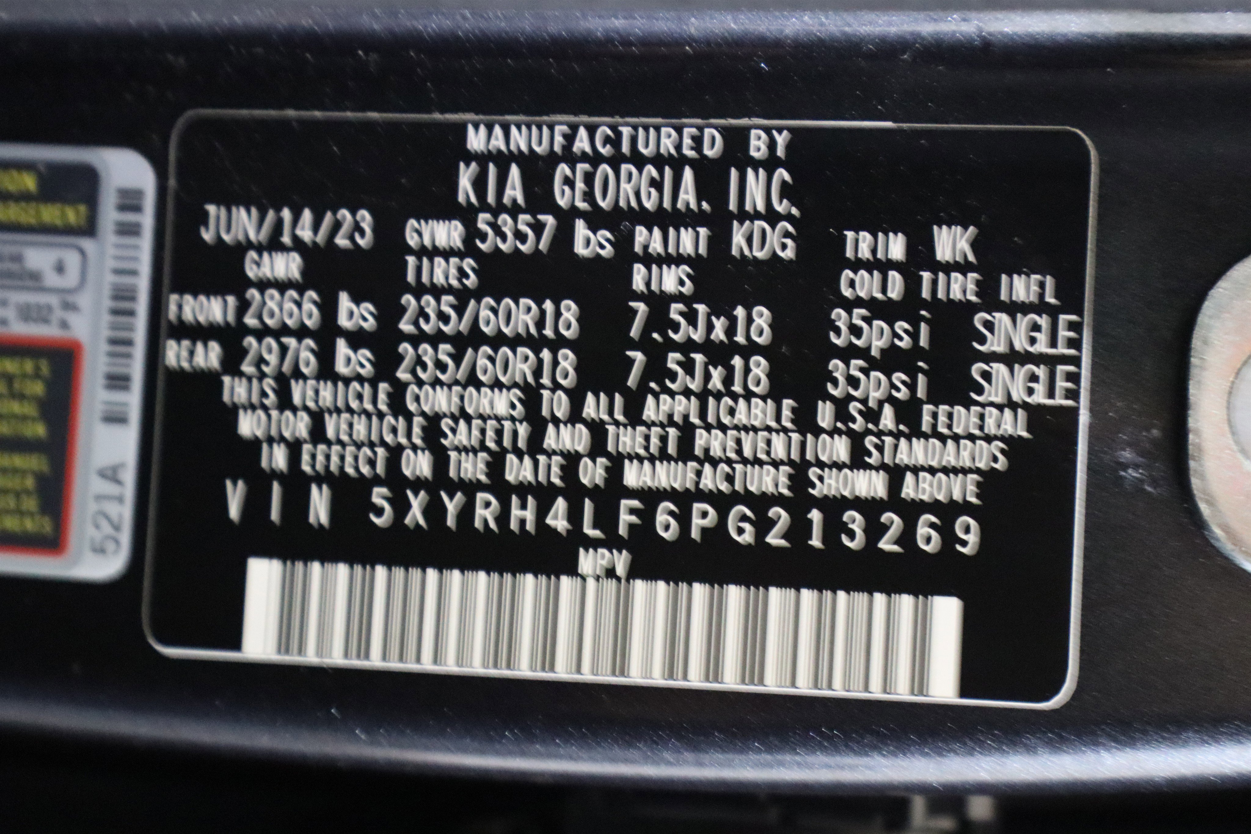 Used 2023 Kia Sorento EX image 37